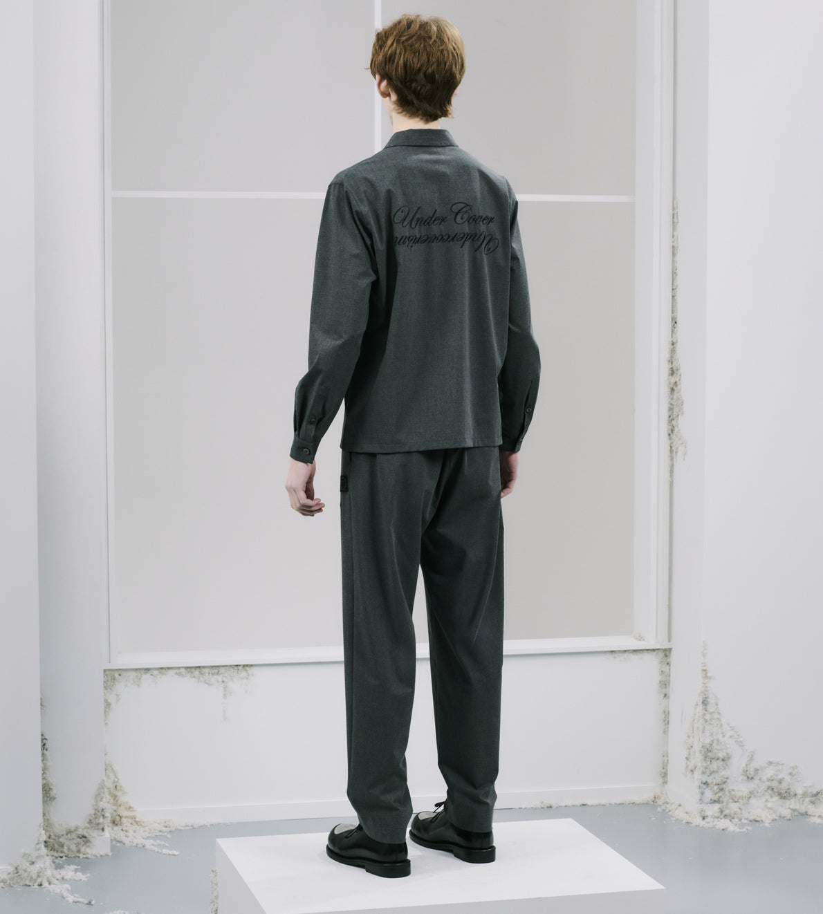 Logo Patch Easy Pants Charcoal
