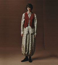 INTO THE EAST - Corduroy Vest Orange
