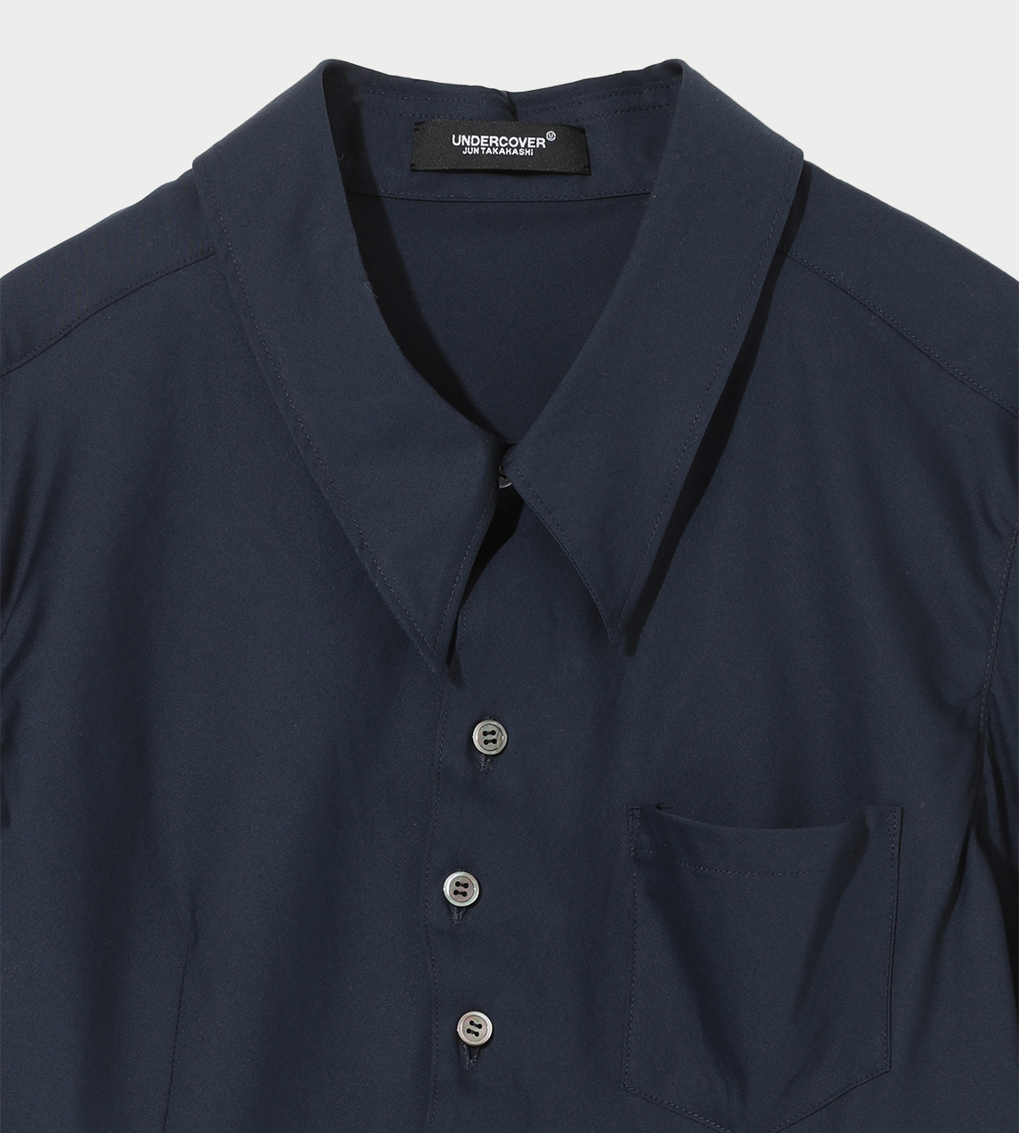 UNDERCOVER - Pocket button Shirt Navy
