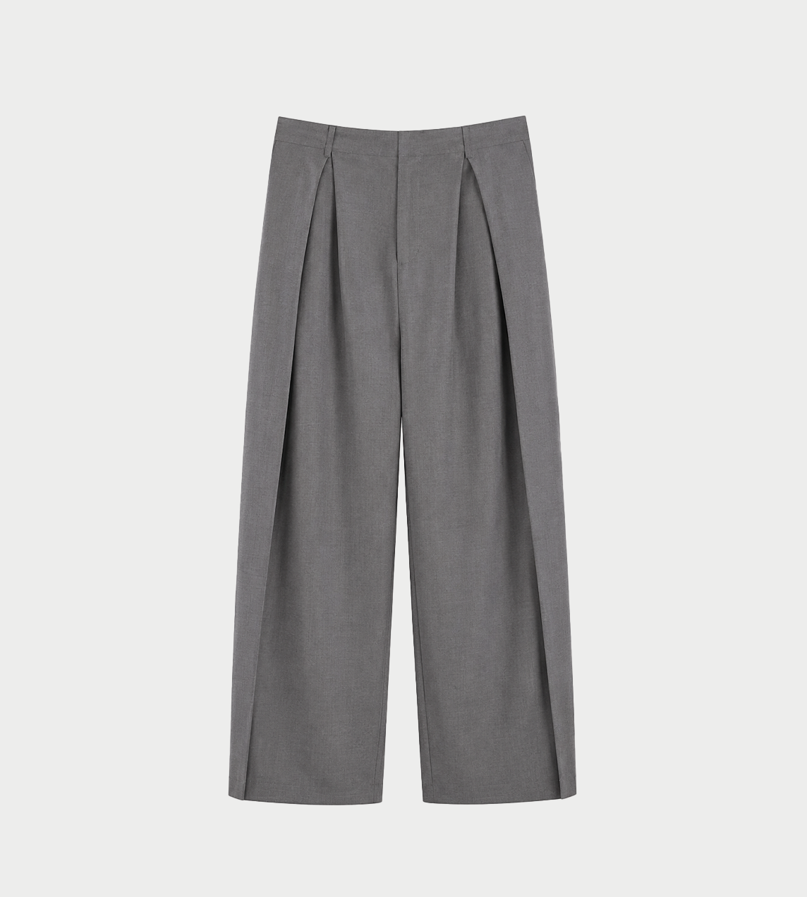 LITKOVSKA - High-Rise Pants With Back Pleats Grey