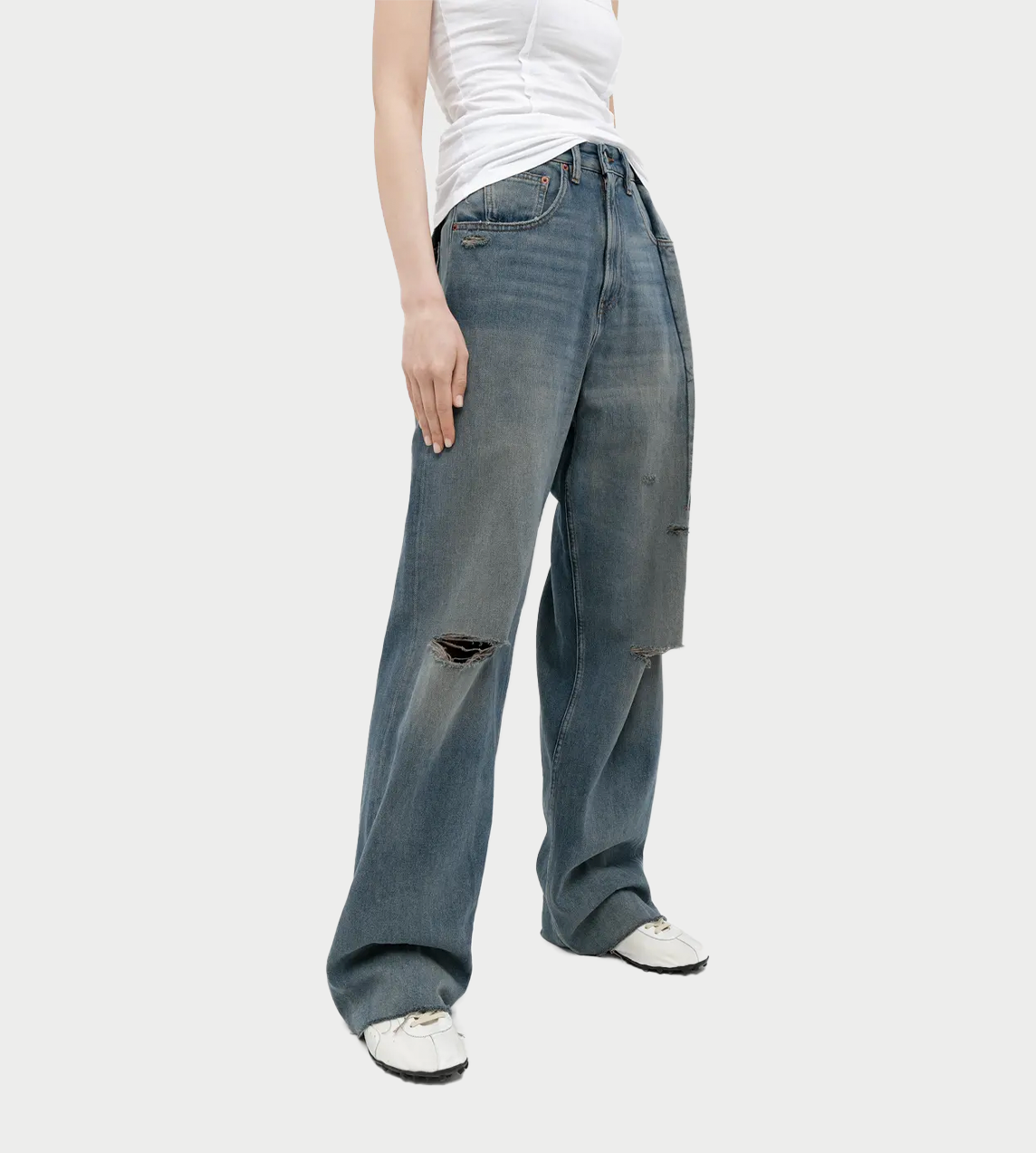 MM6 Maison Margiela - 5 Pocket Distressed Jeans