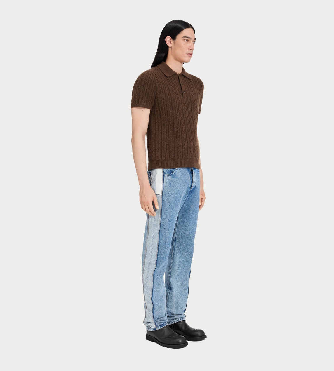 MM6 MAISON MARGIELA - Knit Polo Shirt M
