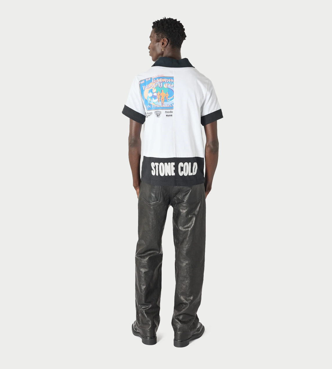 Regenerated Jersey SS Polo T-Shirt White