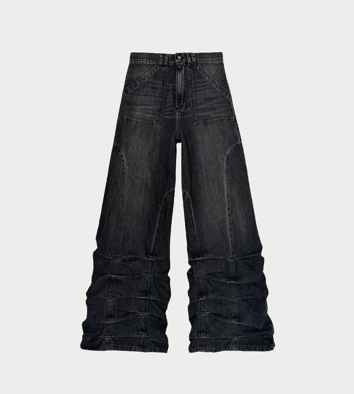 AVAVAV - Jessie Smock Wide Jeans Smoke Grey