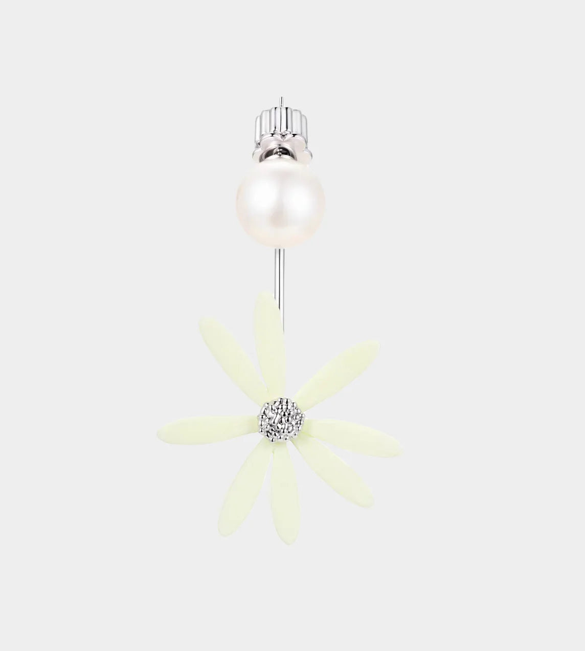 YVMIN - Daisy Pearl Earring White (Pair)