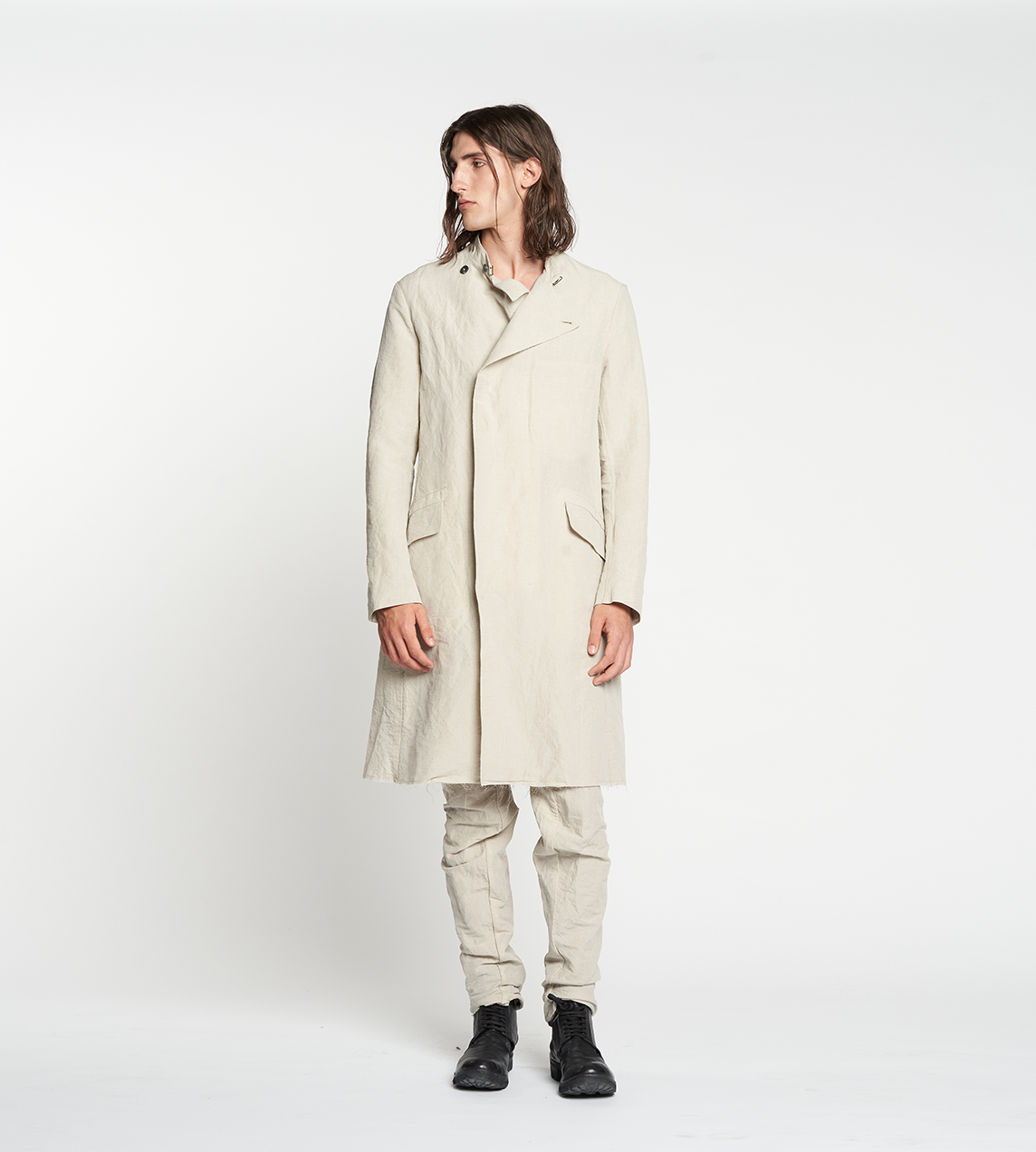 Linen Summer Trench Cement