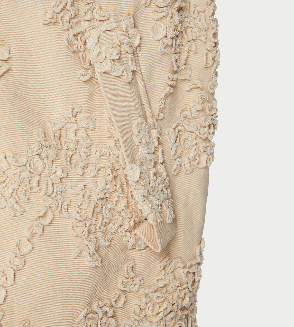 SONG FOR THE MUTE - Pleated Zip-up Jacket Sand