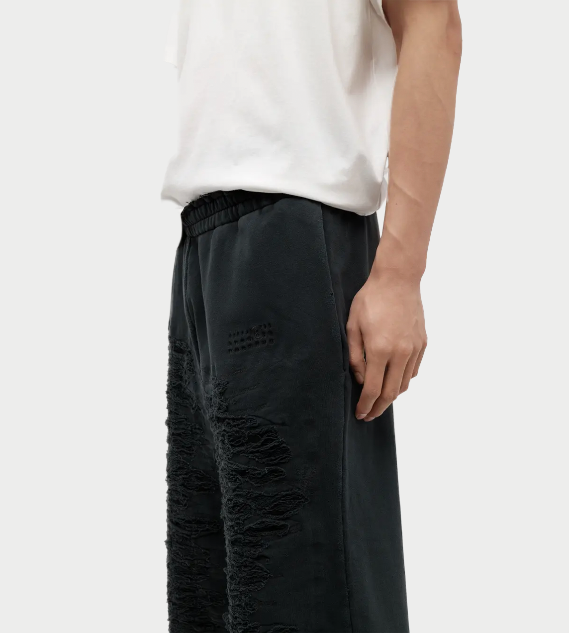MM6 Maison Margiela - Unbrushed Sweat Lounge Pants Blk