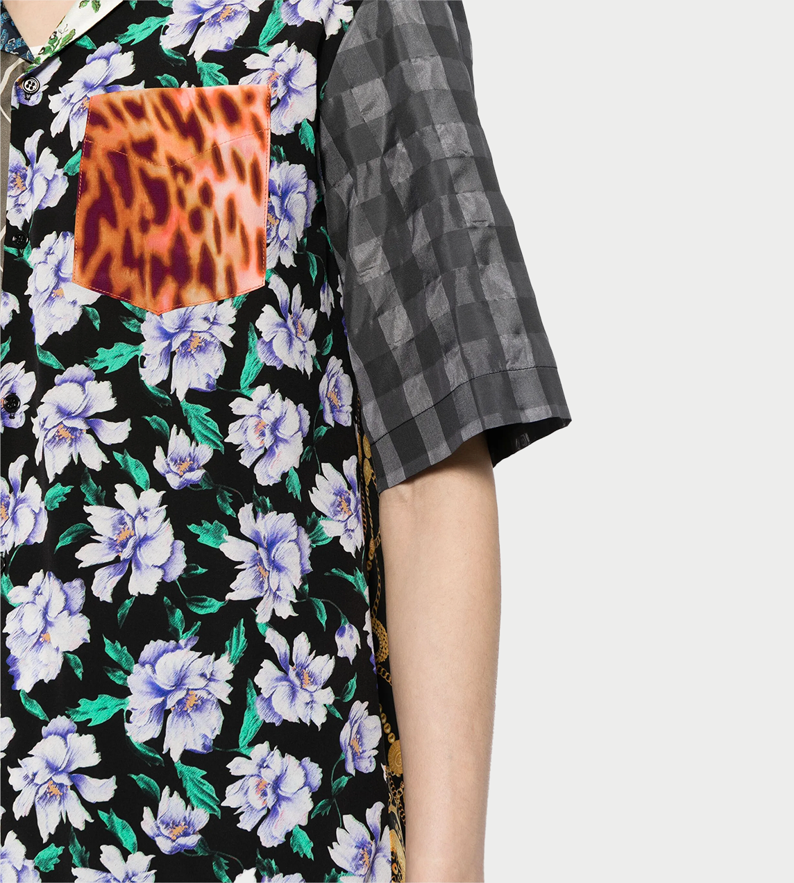 Marine Serre - REGEN Silk Scarves Bowling Shirt