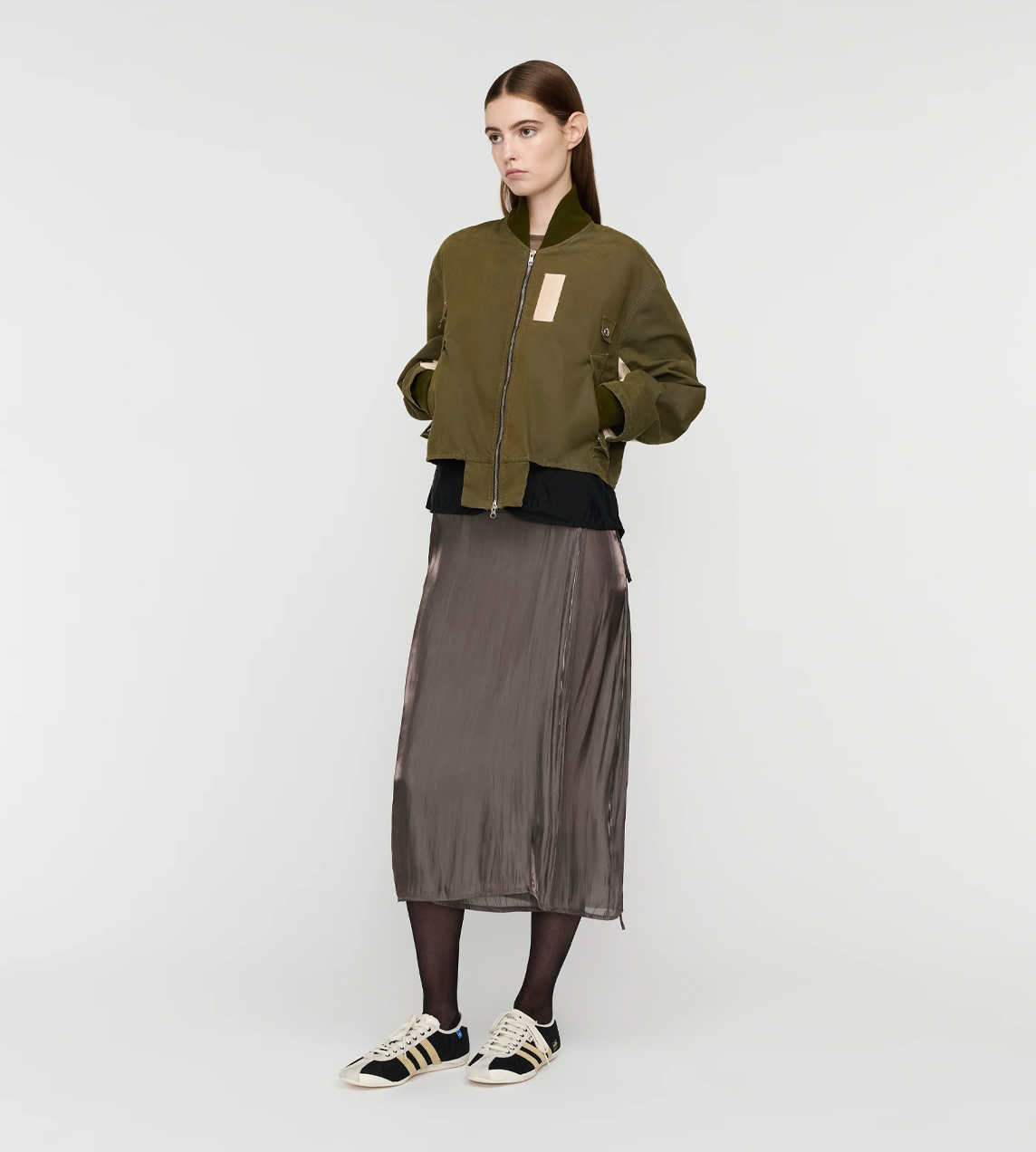 Deconstructed Bomber Army green