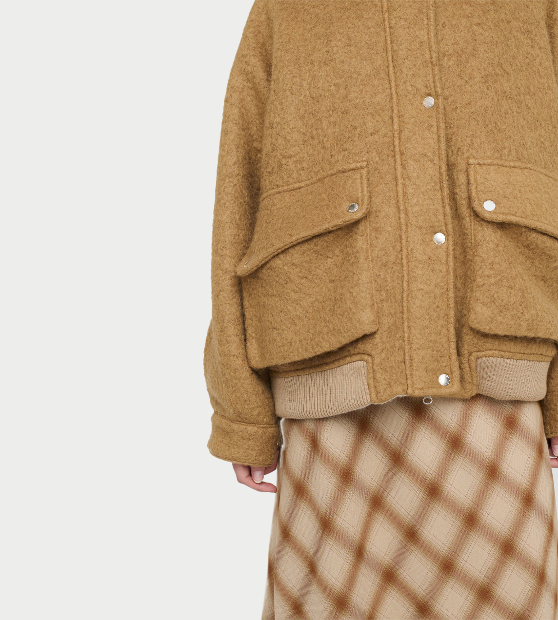 Flight Jacket W Camel