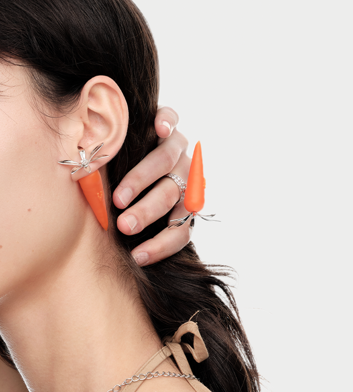 Carrot Spinning Ring Orange