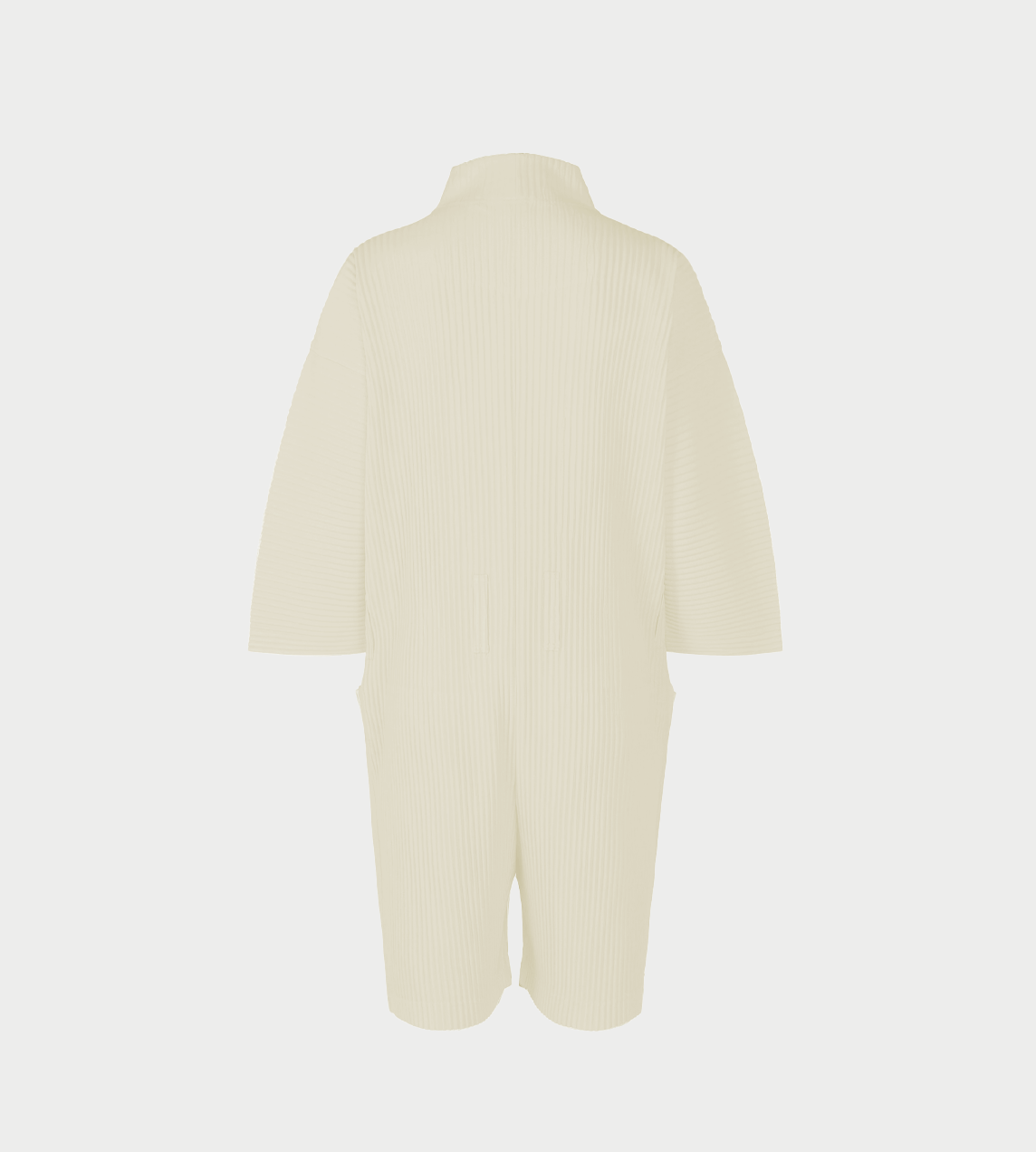 HOMME PLISSE ISSEY MIYAKE - MC Pleated Jumpsuit Milk White