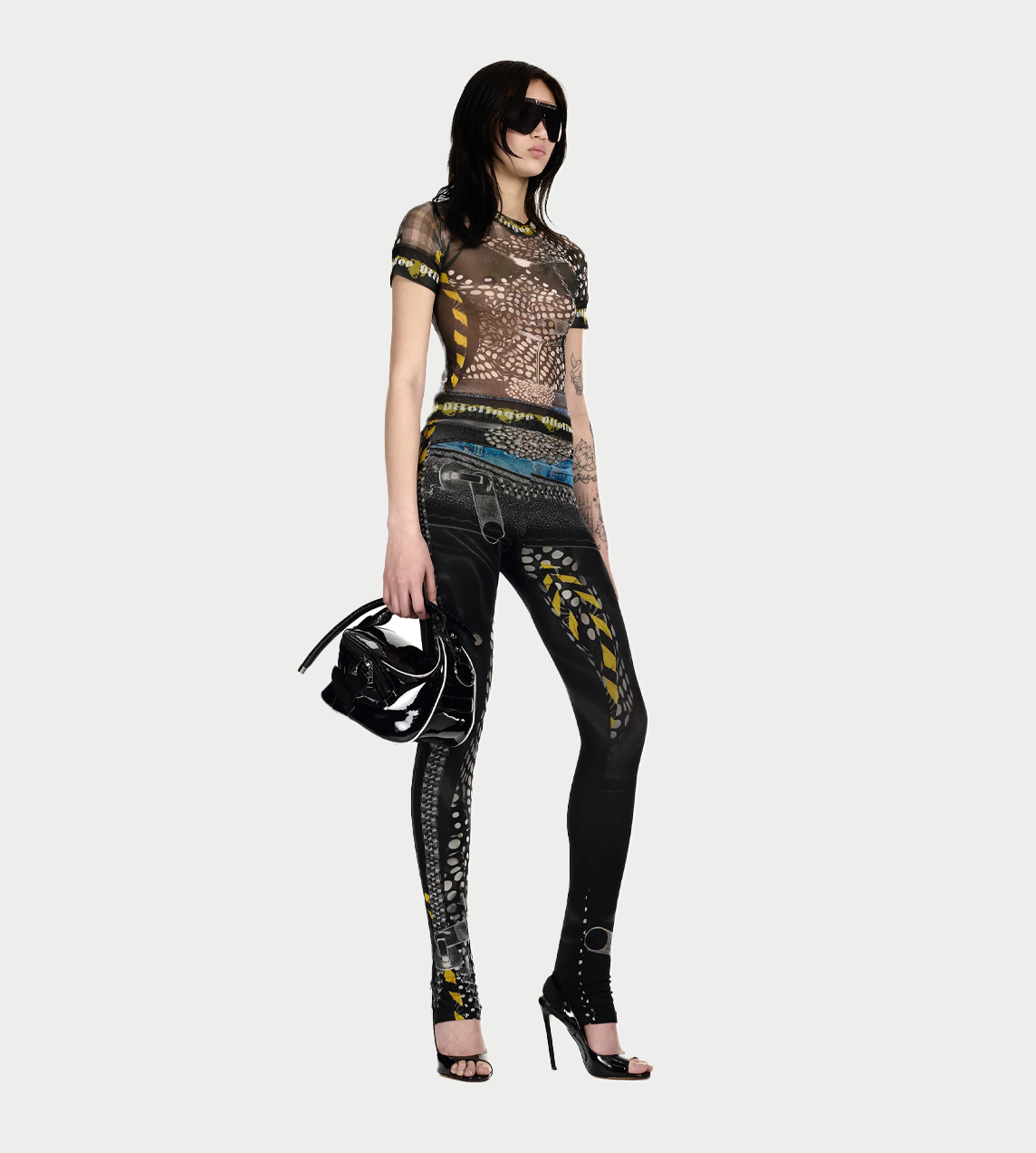 OTTOLINGER - Mesh Pants Black