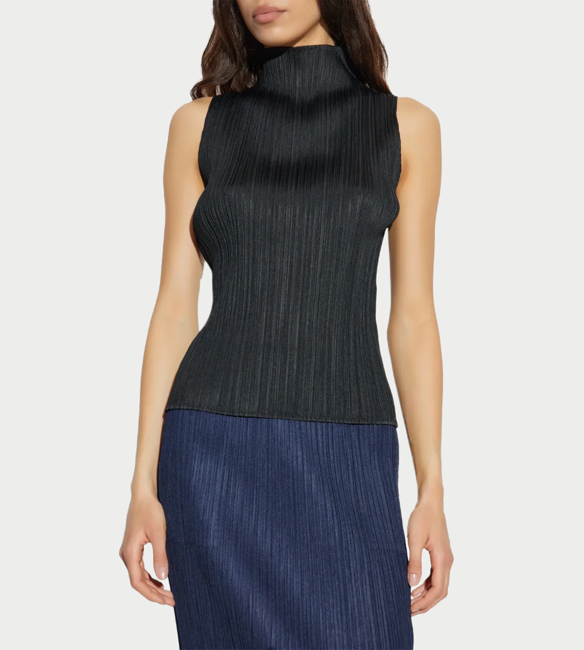 PLEATS PLEASE ISSEY MIYAKE - Basic Pleated Pullover Blk