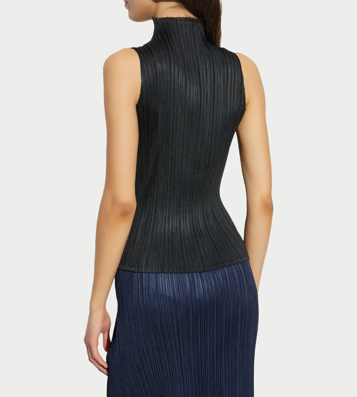 PLEATS PLEASE ISSEY MIYAKE - Basic Pleated Pullover Blk