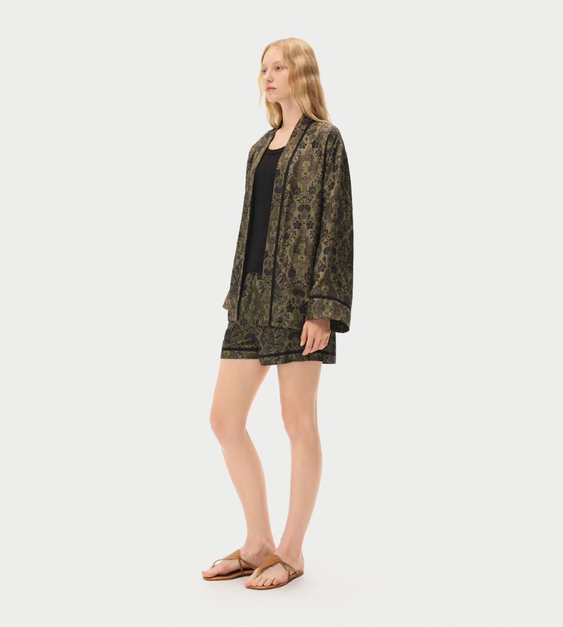 INTO THE EAST - Palmett Shorts Green