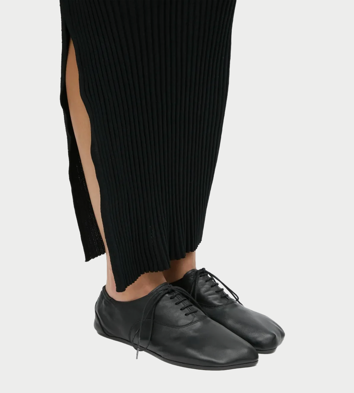 Lace-up Derby Blk
