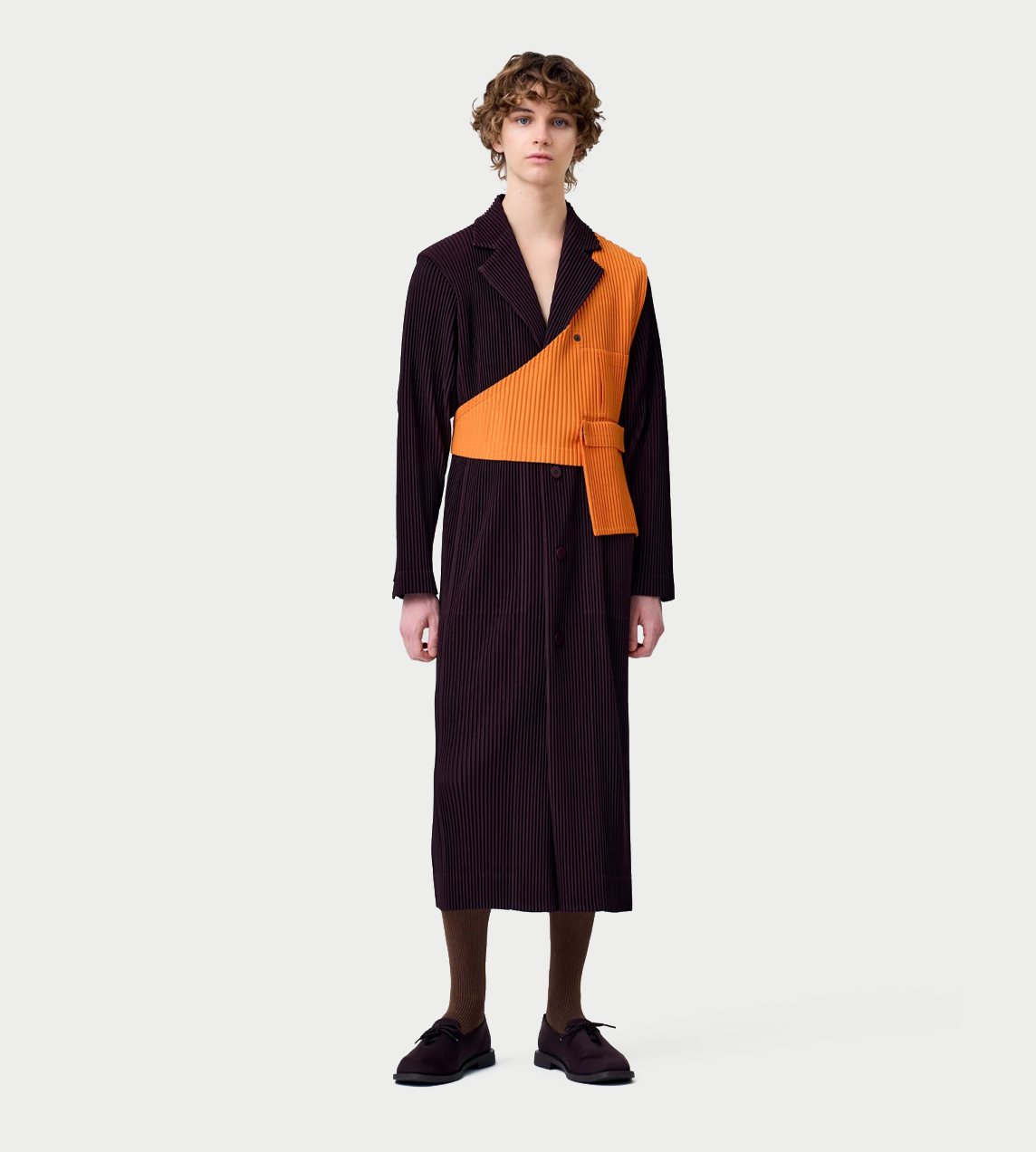 HOMME PLISSE ISSEY MIYAKE - Painter’s Gear Vest Blk Orange
