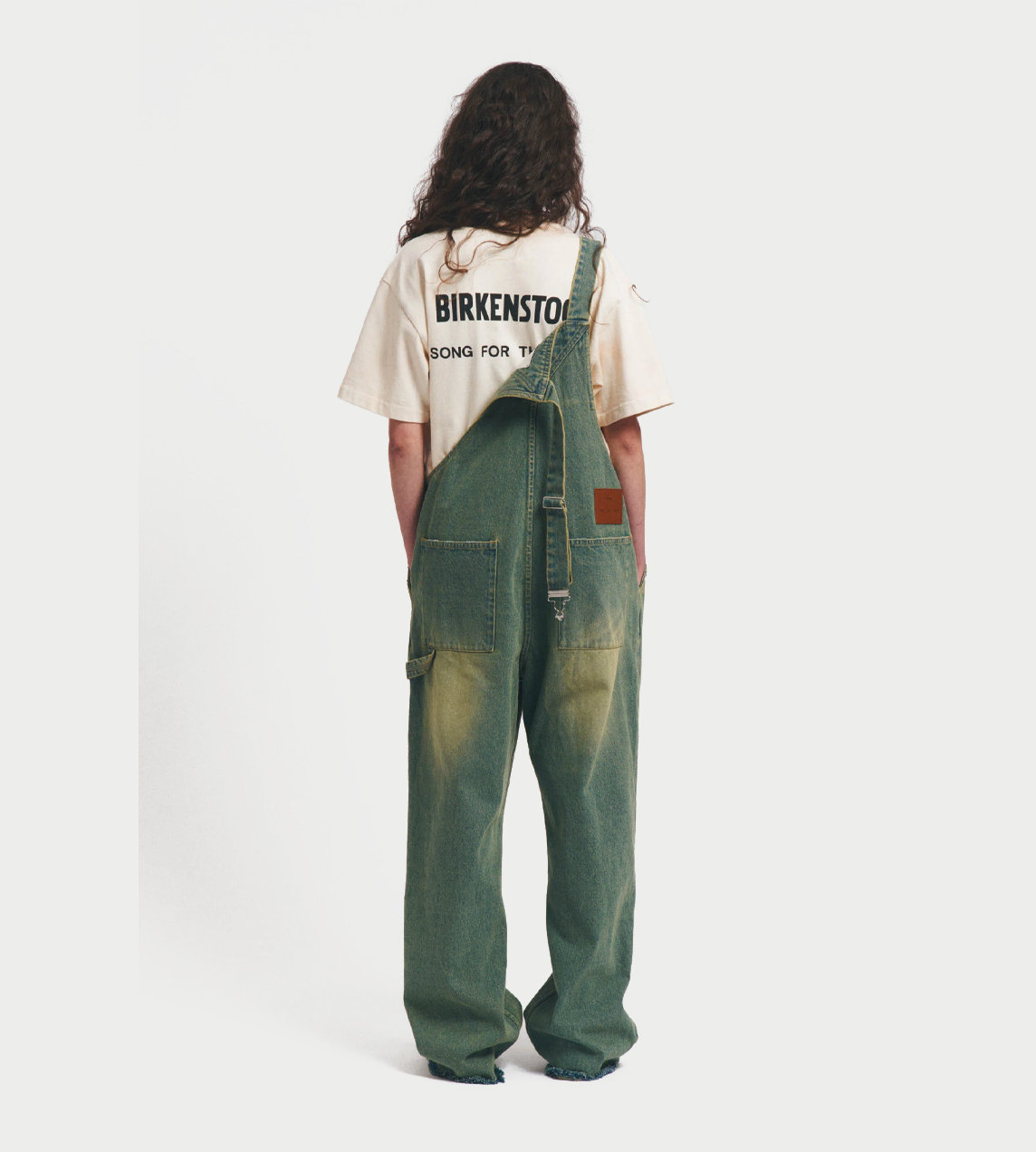 SFTM x Birkenstock "The Artist" Distressed Denim Overall