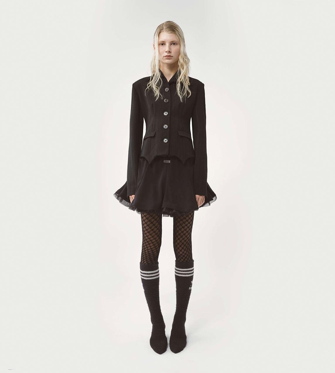 Kelly Tulle Mini Skirt Blk