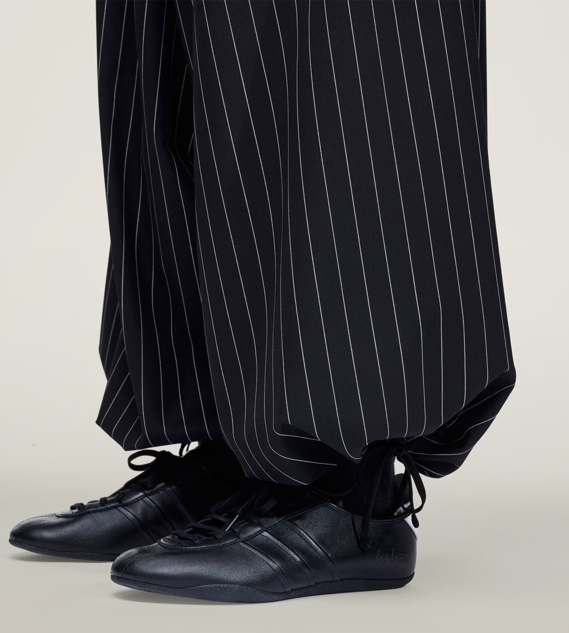 Y-3 Refined Wool Wide-leg Pants Blk
