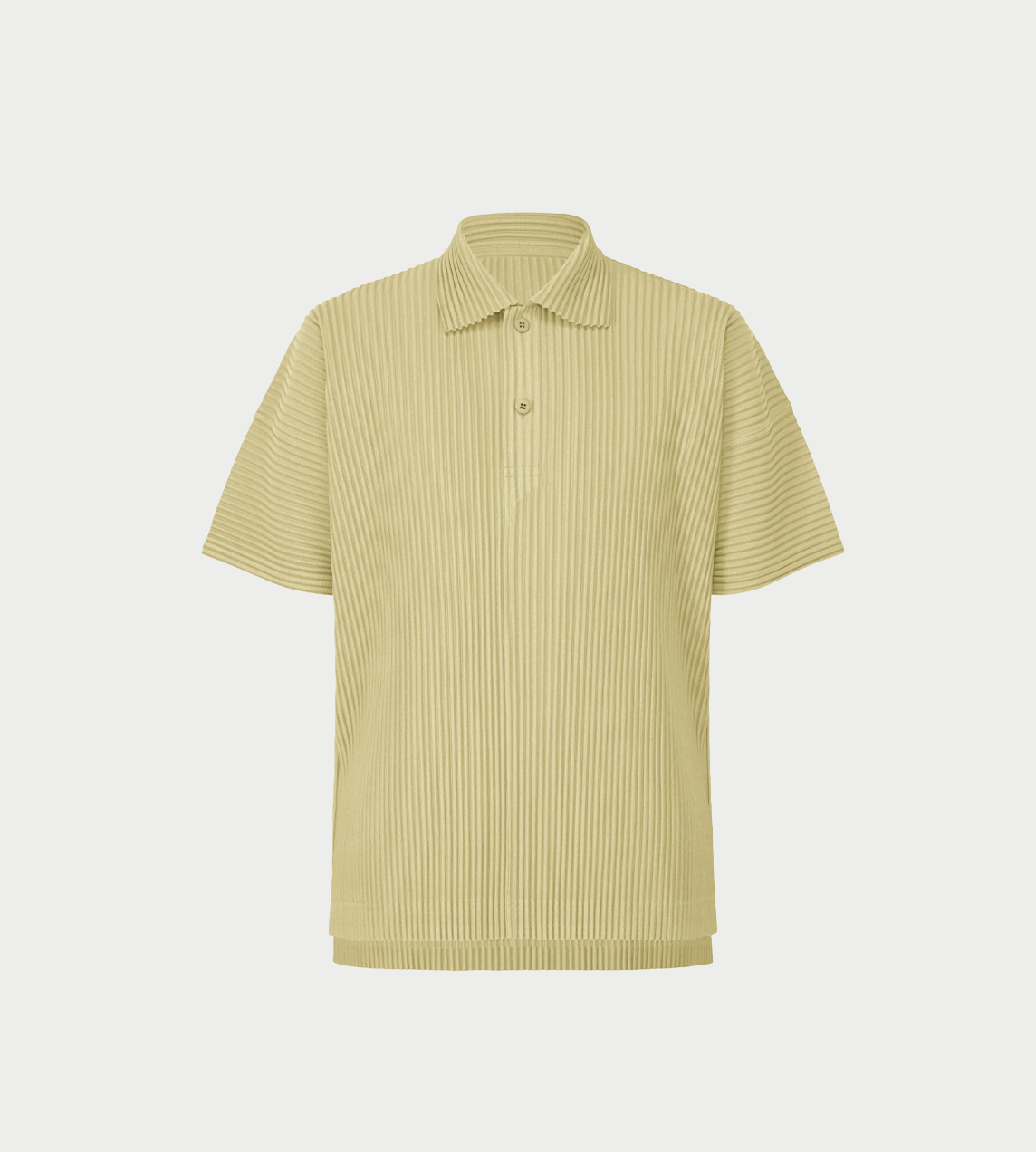 HOMME PLISSE ISSEY MIYAKE - MC Relaxed Polo Shirt Dry Grass Green
