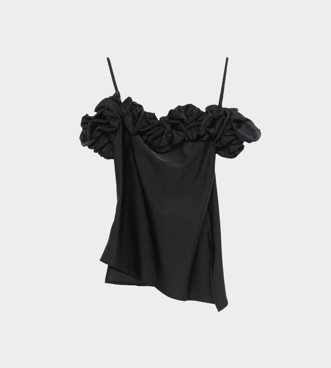 COPERNI - Ruffle Top Black