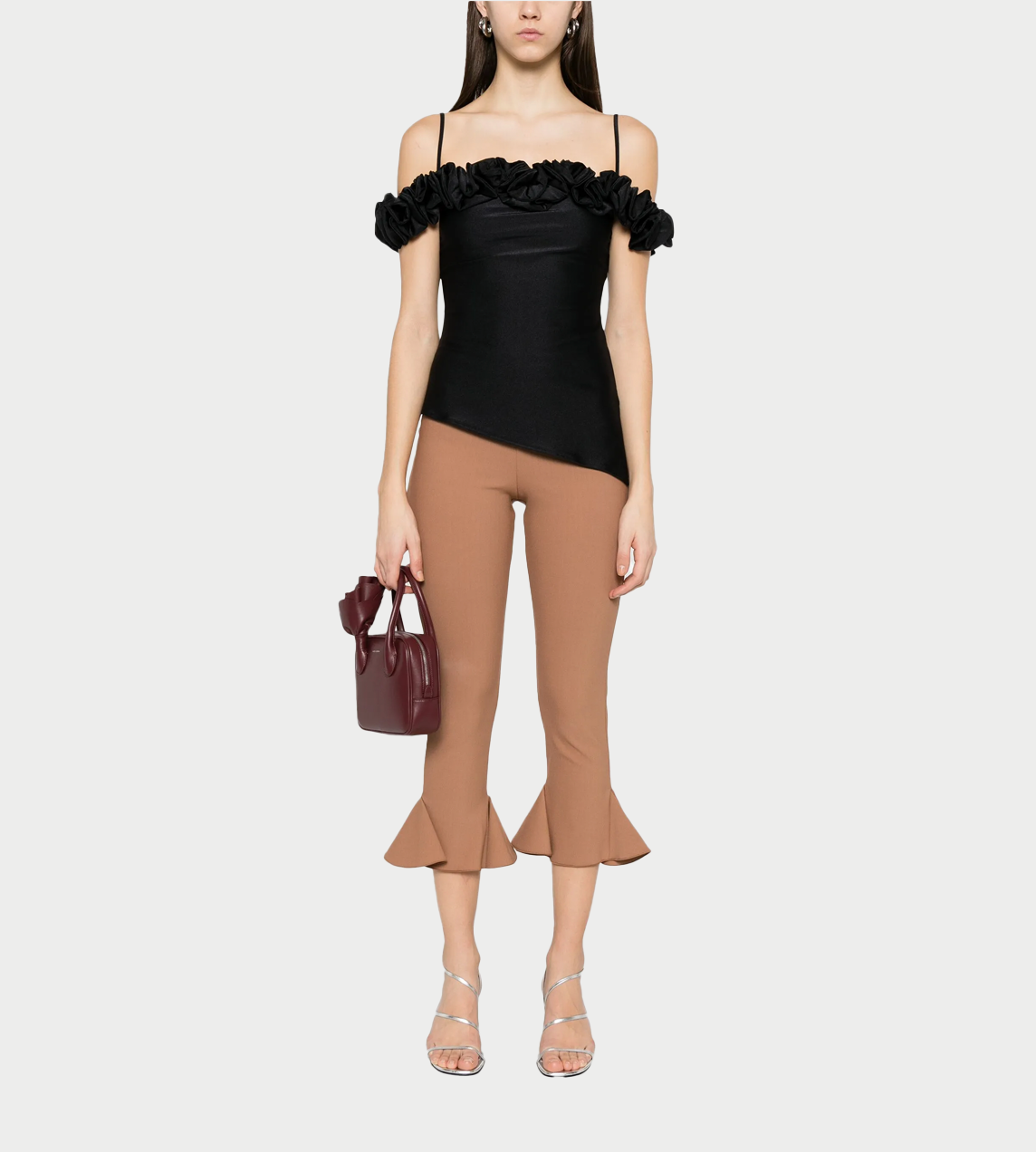 COPERNI - Ruffle Top Black