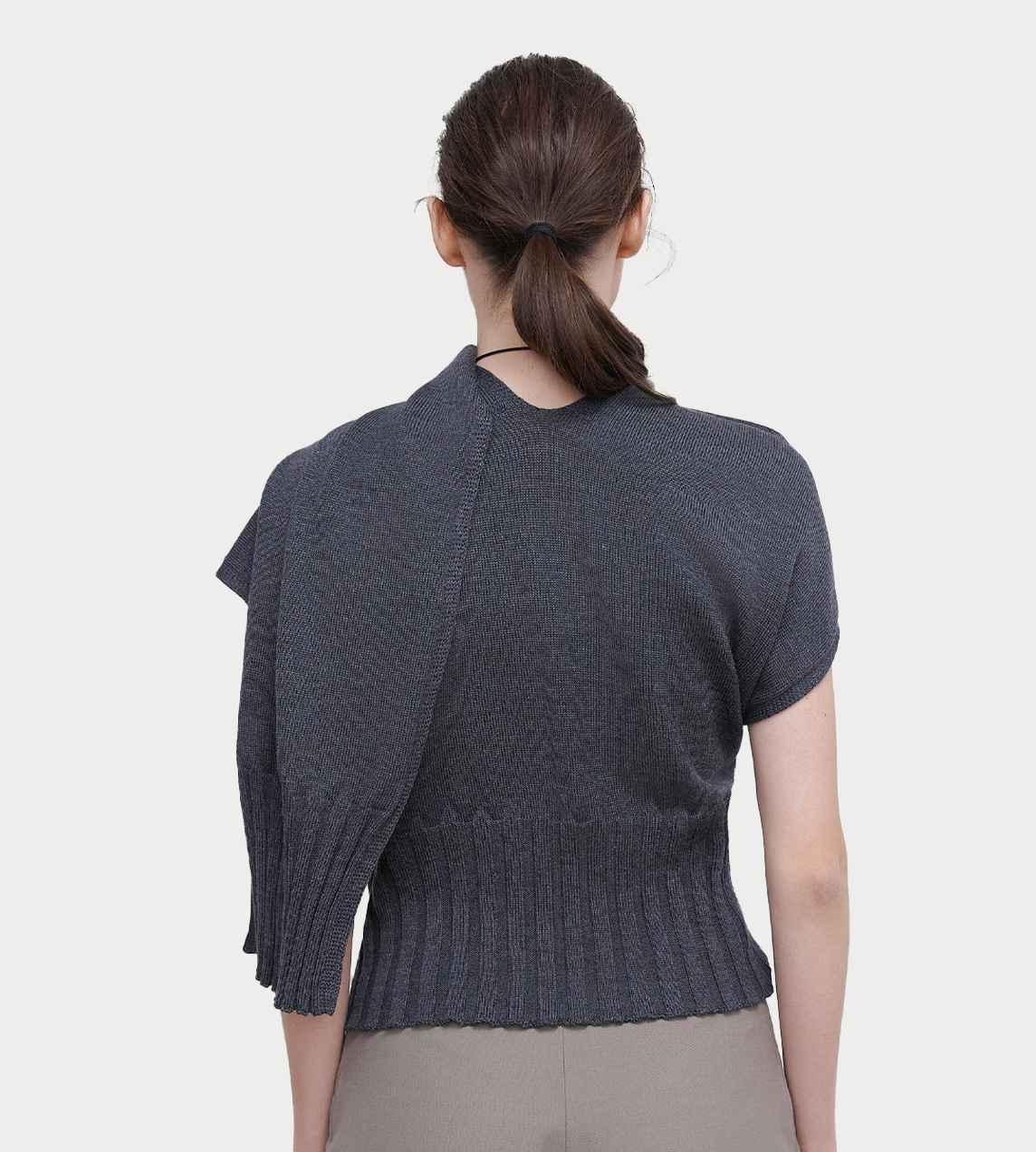 LITKOVSKA - Layered Wool Top In Grey