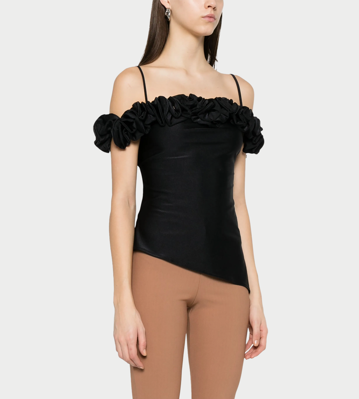 COPERNI - Ruffle Top Black