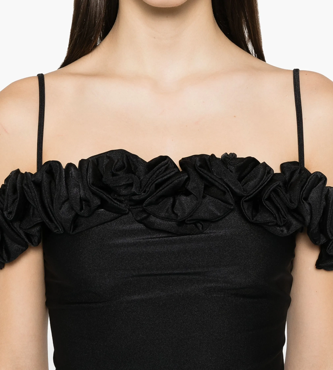 COPERNI - Ruffle Top Black