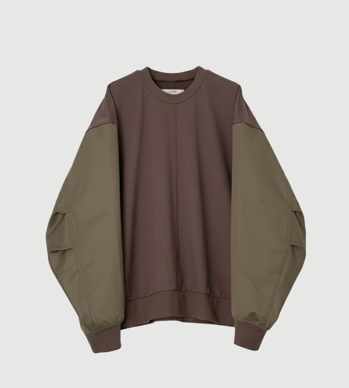 UJOH - Blouson Sleeve Pullover Brown