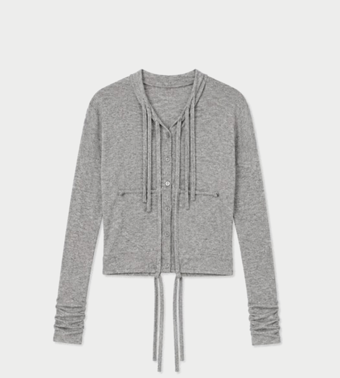 OTTOLINGER - Strappy Knit Cardigan Grey