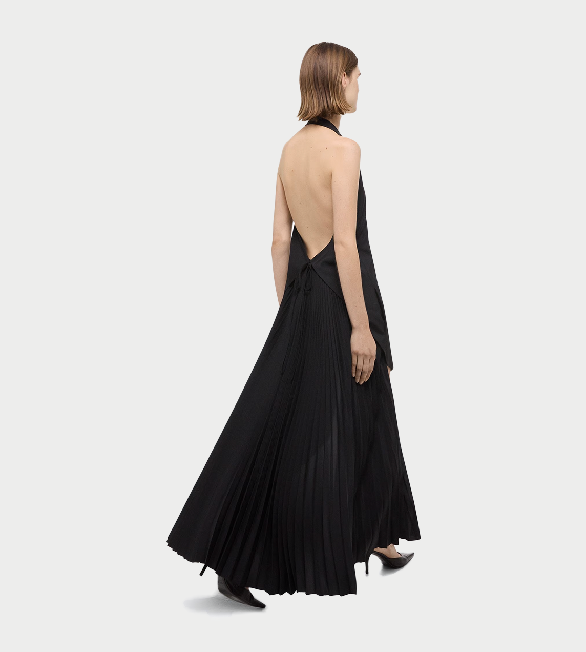 HELMUT LANG - Halter Vest Dress Blk