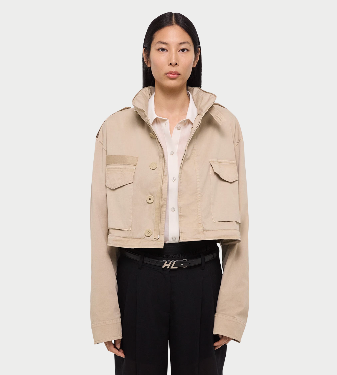 HELMUT LANG - Detachable Field Jacket Sand