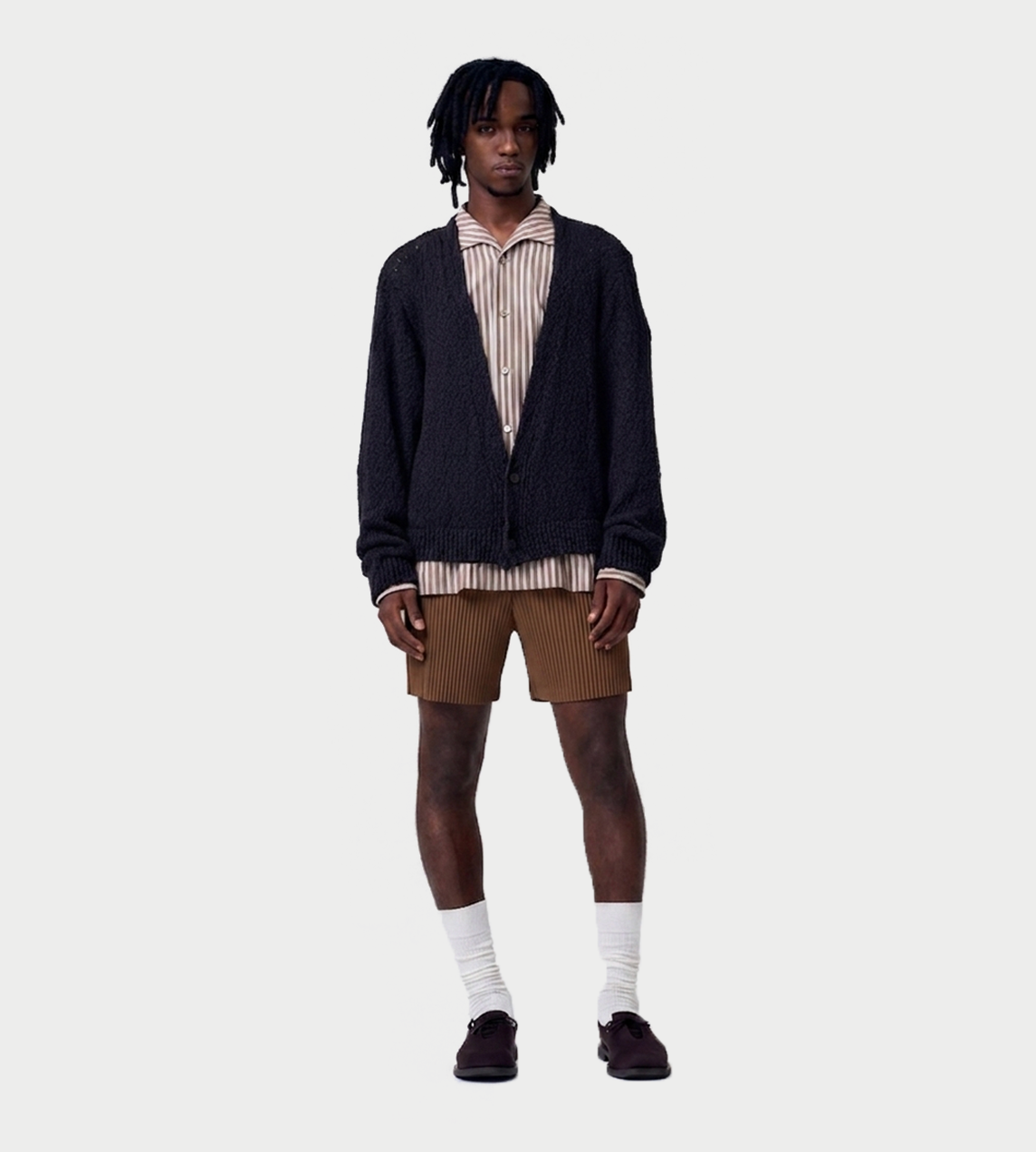 MC Pleated Shorts Ct Rock Green