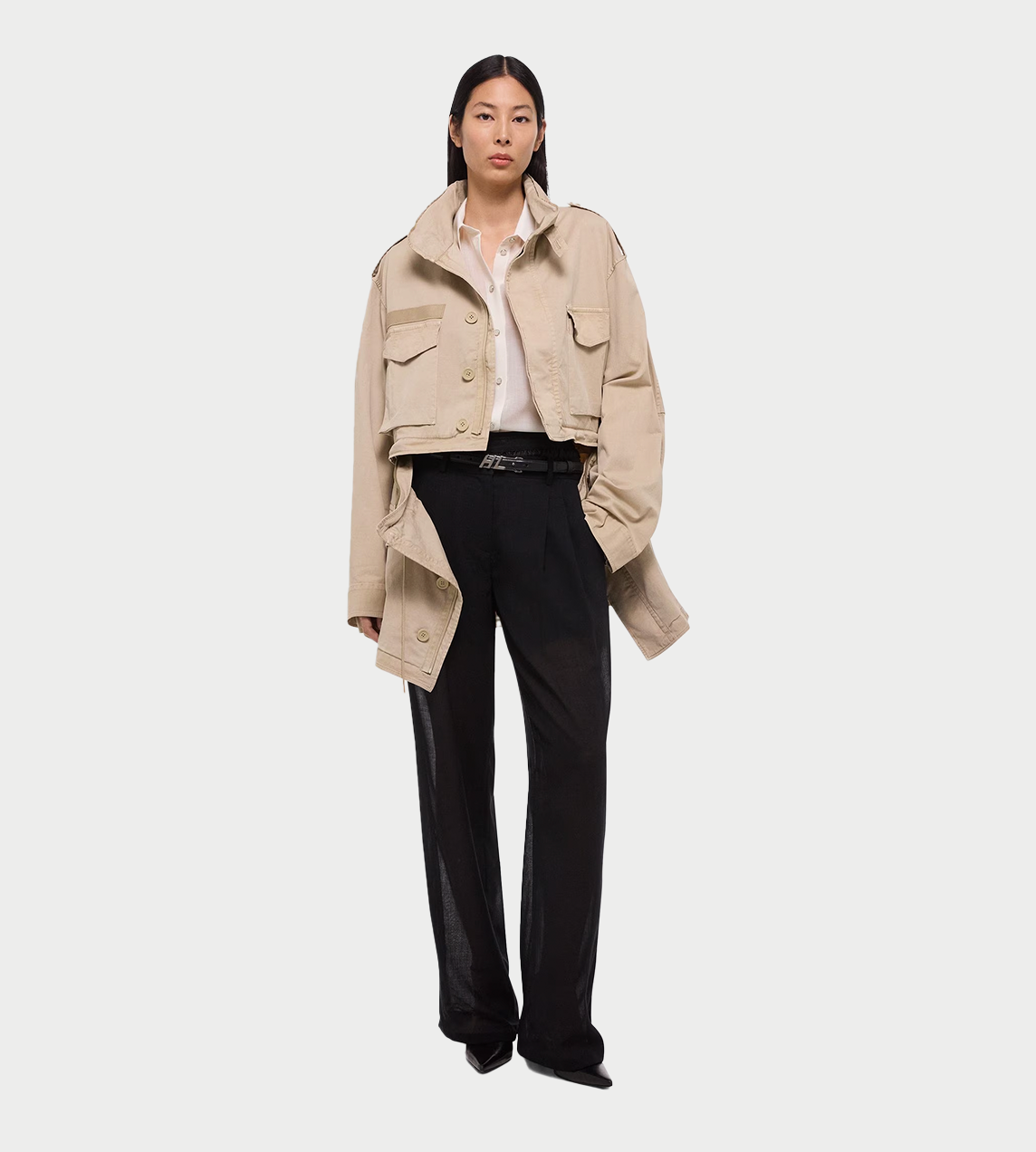HELMUT LANG - Detachable Field Jacket Sand