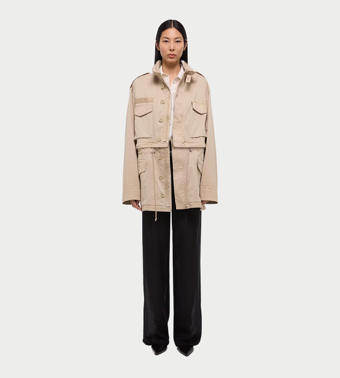 HELMUT LANG - Detachable Field Jacket Sand