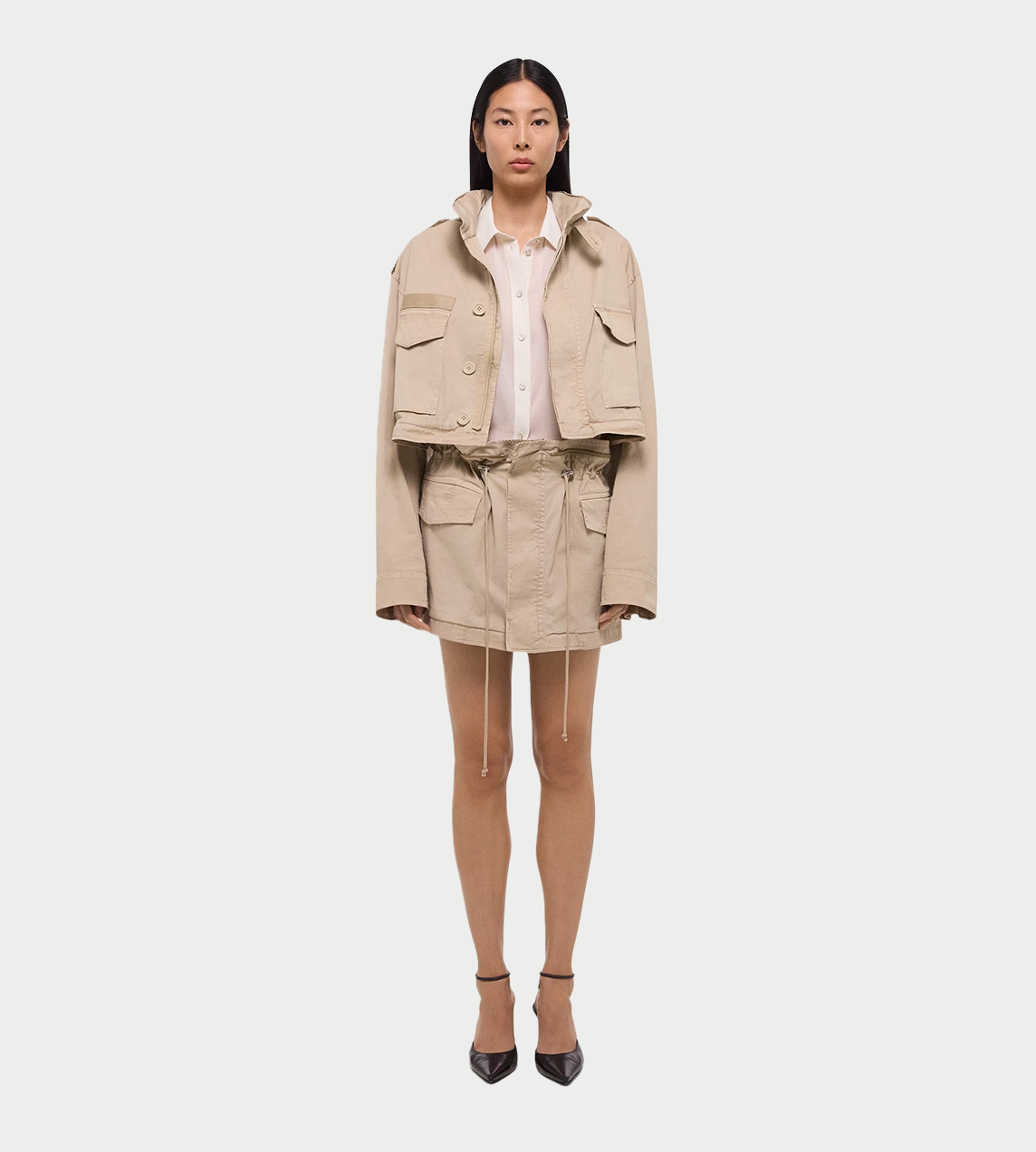 HELMUT LANG - Detachable Field Jacket Sand