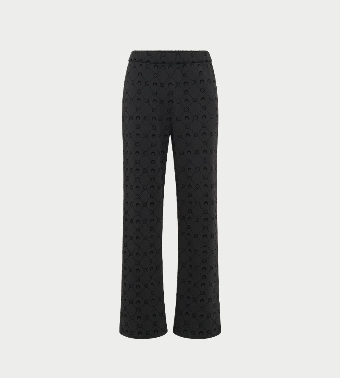 MARINE SERRE - Moongram Flocked fleece Sweatpants