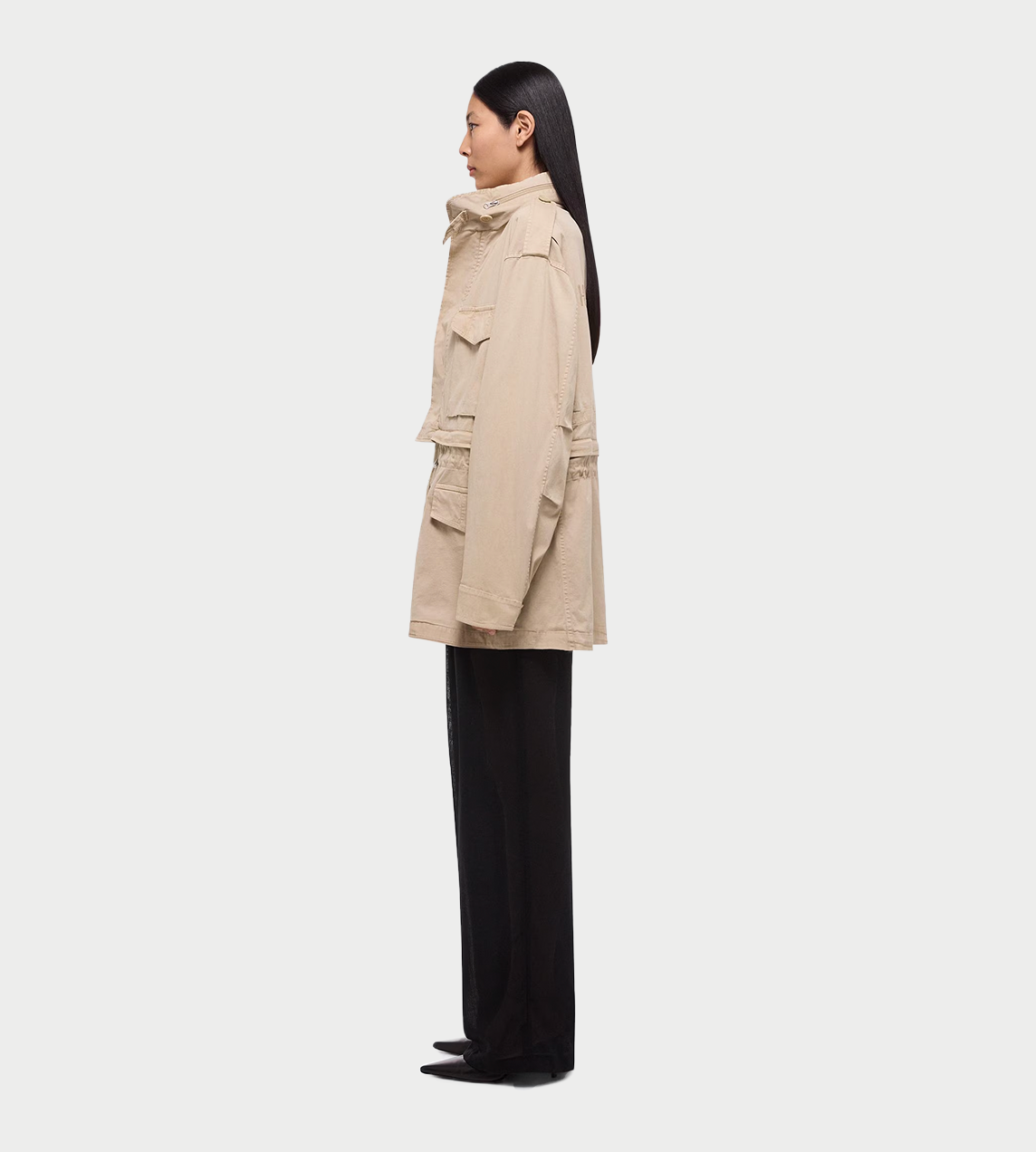 HELMUT LANG - Detachable Field Jacket Sand
