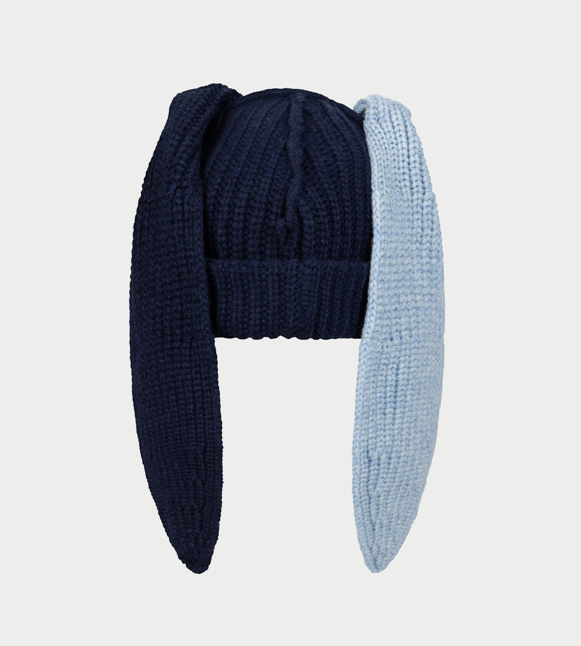 Chunky Rabbit Beanie Blue