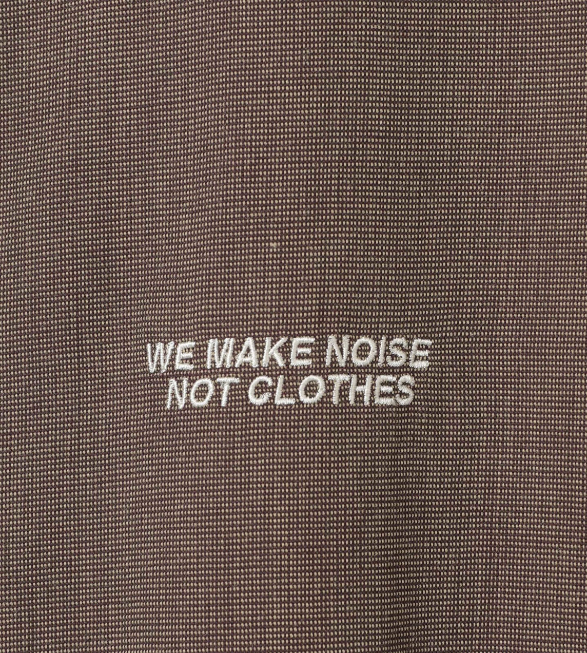 UNDERCOVER - Cotton Graphic Oxford Shirt Brown