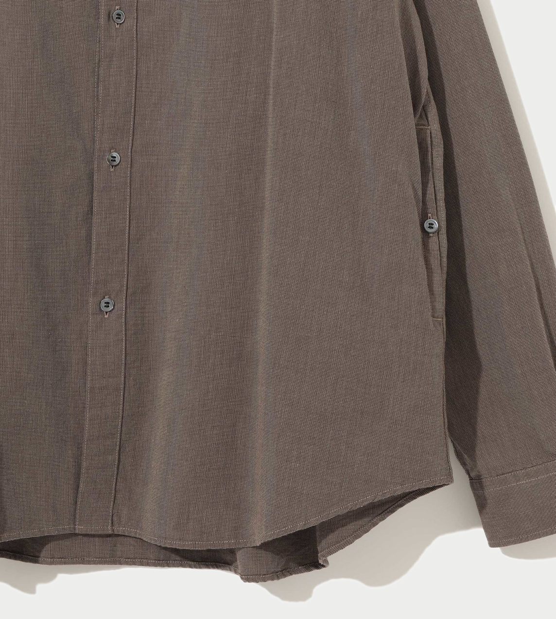 Cotton Graphic Oxford Shirt Brown