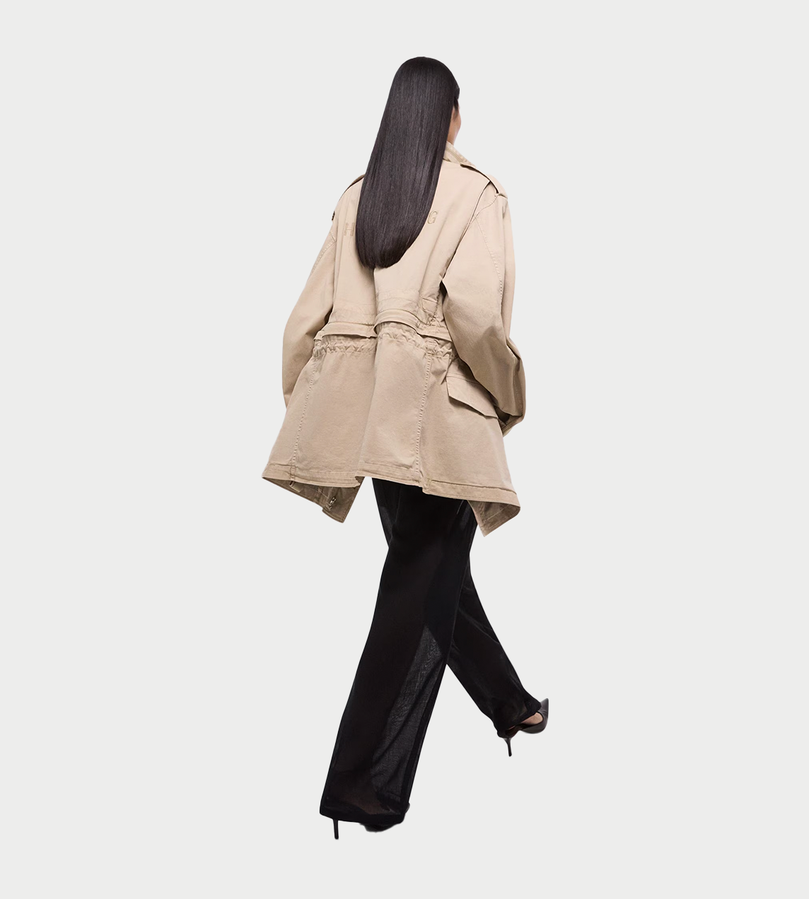 HELMUT LANG - Detachable Field Jacket Sand