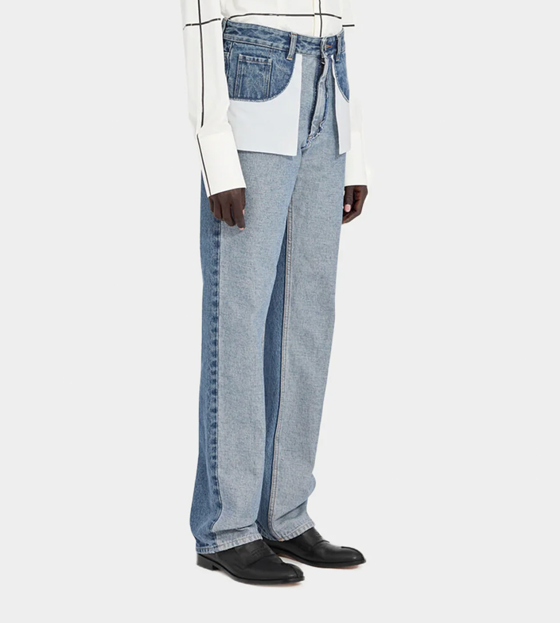 MM6 MAISON MARGIELA - Inside-out Jeans Blue