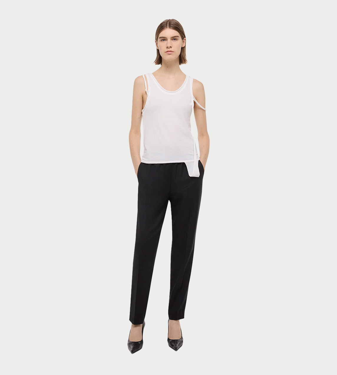 HELMUT LANG - Tapered Trousers Blk