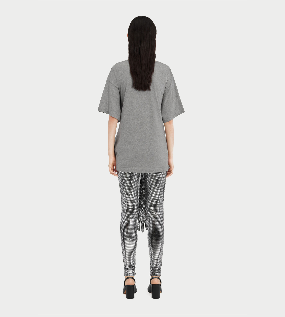 Cotton T-Shirt with Gloves Grey