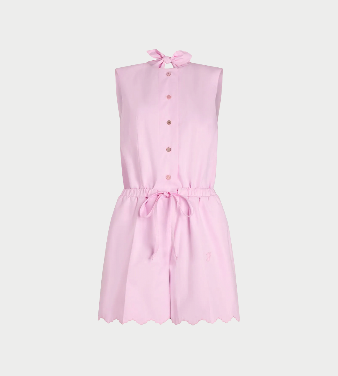 PATOU - Embroidered Scarf Jumpsuit Pink